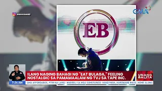 Ilang naging bahagi ng "Eat Bulaga," feeling nostalgic sa pamamaalam ng TVJ sa Tape Inc. | UB