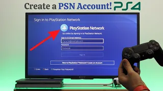 How to Create a PSN Account on PS4! [2 Min]