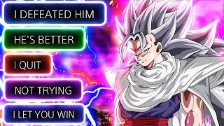 He Defeated My Student. So I Made Him Rage Quit By Using Beast Super Saiyan 3 Gohan.