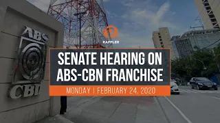 Senate hearing on ABS-CBN franchise