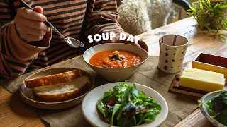 Let's Eat Warm Soup for Winter | What I Eat in a Day | Ordinary Life in Tokyo