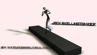 Jack Skellington 3d Animation - The Nightmare Before Christmas