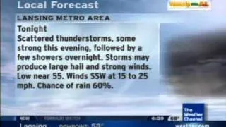 Local Forecast- 04/26/11 18:28 EDT