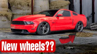 My 2011 Mustang Gt Gets New Wheels /Vlog