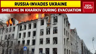 Russian Forces Began Shelling In Kharkiv During Evacuation, Claims Ukraine | War Breaking