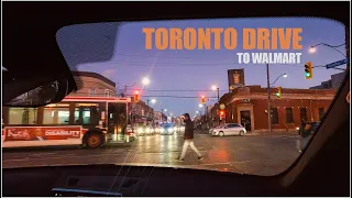 Drive to Walmart - Toronto Drive pov