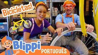 Blippi e Meekah Andam de Bicicleta! | Blippi em Português | Vídeos Educativos para Crianças