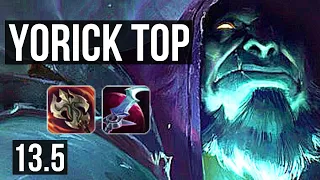 YORICK vs URGOT (TOP) | 300+ games, 2/1/3 | KR Master | 13.5