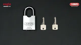 [3] ABUS 83/55 #37 55mm Rock Hardened Steel Padlock (EAGLE)