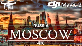 Moscow, Russia 🇷🇺 by DJI Mavic 3 drone [4K]