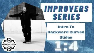 Intro to Backward Curved Glides | Improvers Learn to Ice Skate Series