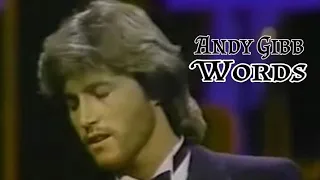 Words (LIVE) - Andy Gibb