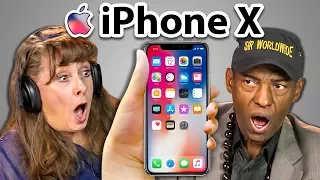 ELDERS REACT TO iPhone X and 8