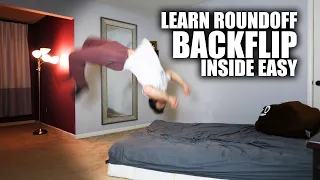 Learn Roundoff Backflip - In Home Parkour - No Fear Progression