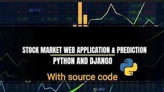 Build a Stock Market Web Application and Prediction with Python and Django #CWH #codewithharsh