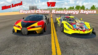 Max Level Koenigsegg Regera VS Bugatti Chiron Race On Highway DZO Open World Game (Android, IOS)