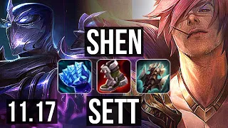 SHEN vs SETT (TOP) (DEFEAT) | 9/1/19, 2.4M mastery, 1600+ games, Legendary | BR Master | v11.17