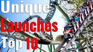 Top 10 RARE And UNIQUE Roller Coaster Launches