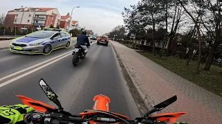 Pierwsze poważniejsze wypady KTM'a i Yamahy r124 (Supermoto zwraca na siebie uwagę)