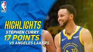 Stephen Curry Full Highlights Vs Angeles lakers - PreSeason - 17 Points - (14/10/2019)