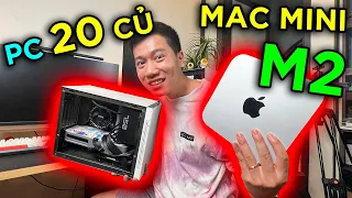 Kèo chiến MAC MINI M2 với PC 20 TRIỆU - Liệu Apple có thần thánh không?