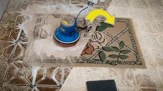 asmr cleaning home - steam cleaning carpet satisfying