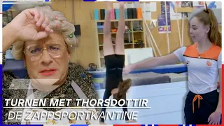 EEN OVERVAL OP DE KANTINE!👮🏼‍♀️ & Turnen met Eythora Thorsdottir! | De zappsportKantine |