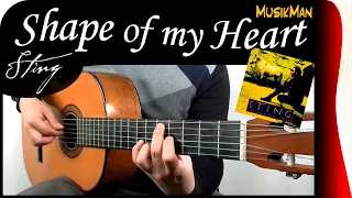 SHAPE OF MY HEART 💗 - Sting / GUITAR Cover / MusikMan #146