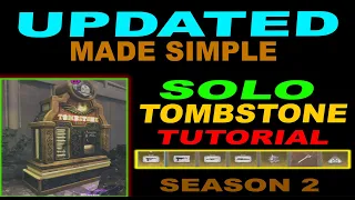 UPDATED SOLO Tombstone Glitch Tutorial for MWZ ZOMBIES SEASON 2