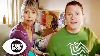 Jez Being Incredibly Rude To His Mum | Peep Show