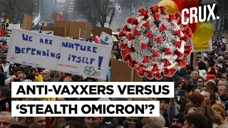 Violent Anti-Vaccine Protesters Clash With Cops In Brussels & Germany Amid ‘Stealth Omicron’ Scare