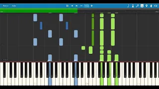 Le Chant Du Départ / Synthesia Piano Tutorial