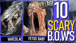 Resident Evil VILLAGE - 10 SCARIEST B.O.Ws & Monsters!