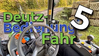 Obsthof Raddatz - Deutz-FahrTTV5115GF I Ruck freies WENDEN? Automatische Zapfwelle?I Bedienung Teil5