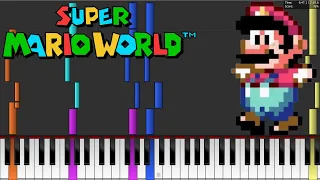 Castle Theme - Super Mario World (HARD Piano Tutorial)