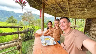 Peaceful and Slow life in the Philippines. Russian Filipina Family.