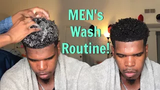 Simple Wash Routine for Natural Men (No Extras!)|Short-Medium Length Hair