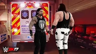 WWE Great Balls Of Fire 2017 - Roman Reigns vs Braun Strowman | Ambulance Match - WWE 2K17