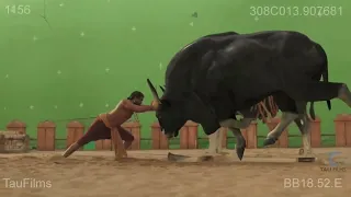 Making of Baahubali - Bull Fight Sequence by | #mrishucreatorclips,