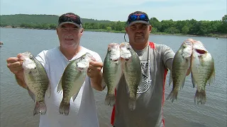 Crappie Fishing Stumps in The Summer