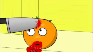 Annoying Orange killed by knife