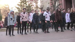 Flash Mob - Thriller par les élèves de la 5e 5
