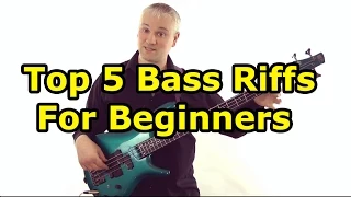 Top 5 Must Know Bass Riffs For Beginners (Check Out Updated Version)