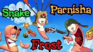 Король Леонид! Frost VS Parnisha VS Snake (Worms) №4