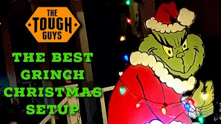 The Best Grinch Christmas Light Setup DIY