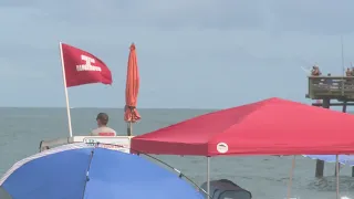 Red flag warnings issued along Virginia, North Carolina beaches for rip currents from Hurricane Henr