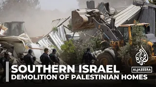 Israel conducts largest demolition of Palestinian homes in years in Negev