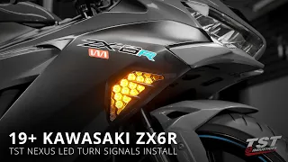How to install TST Nexus LED Front Turn Signals on a 2019+ Kawasaki Ninja ZX6R