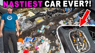 Super Cleaning The NASTIEST Car I've Ever Seen! | INSANE Bio-Hazard Detail! | The Detail Geek