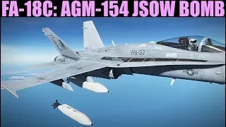 FA-18C Hornet: AGM-154 JSOW Glide Bomb Tutorial | DCS WORLD